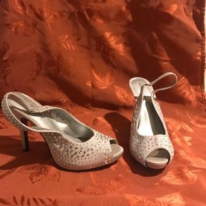 Silver heels